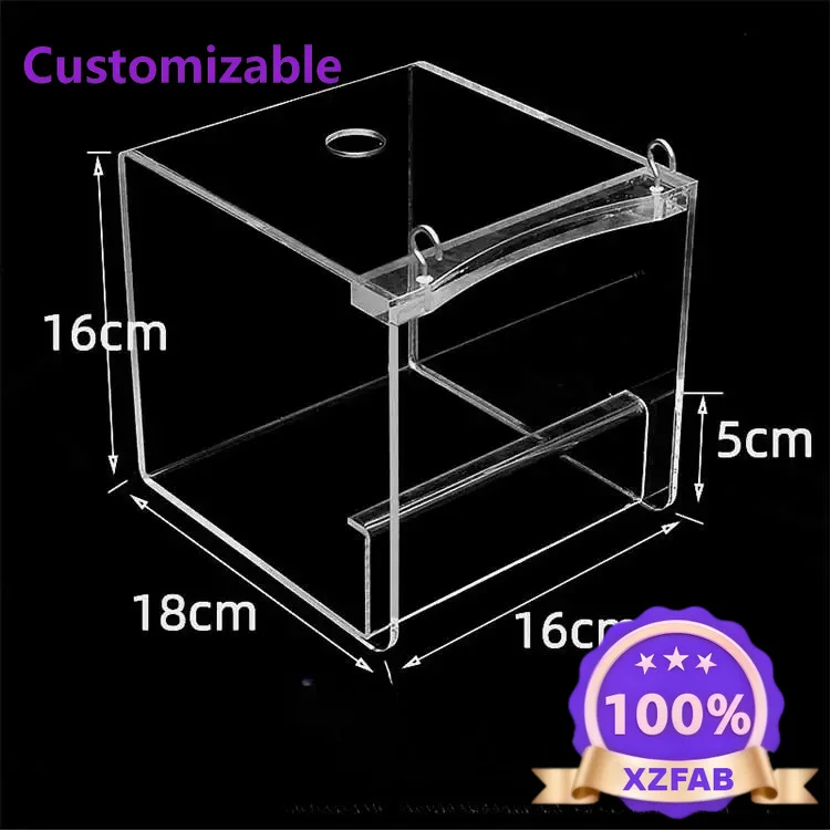 Factory Direct 2026 bath tub Myna  bath box round cage special Xuanfeng bird cage parrot cage Myna  bath tub