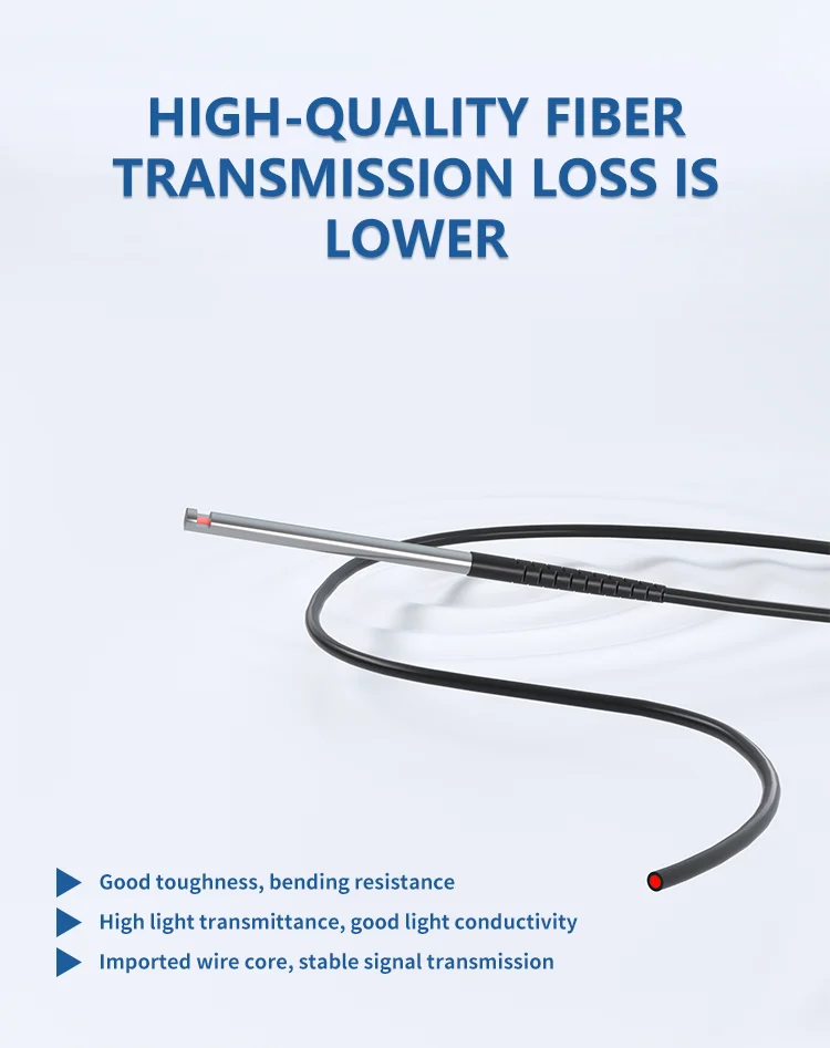 FUWEI FWT-3CMD Wasserdichter Seitenansichts-Glasfaser-Sensor mit zahnlosem Gegengewicht-Lichtsensor für den industriellen Einsatz – Detail 5