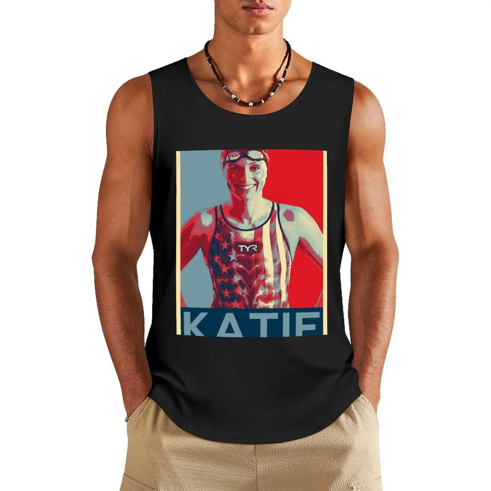 

Katie Ledecky Tank Top vest for men Men's tops Men's clothes sports suits