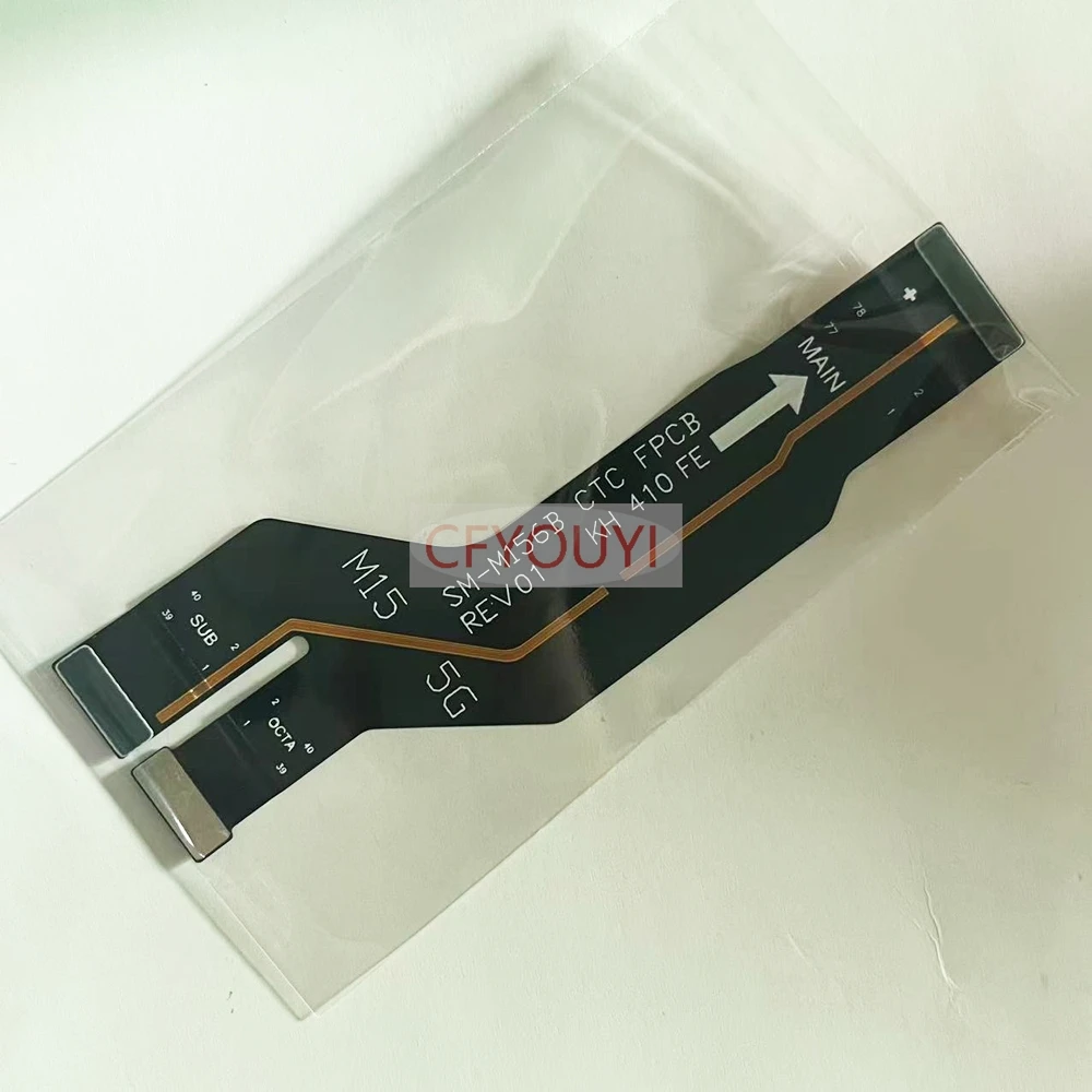 لسامسونج غالاكسي M15 5G SM-M156B M156B اللوحة الأم فليكس قطع غيار الكابل