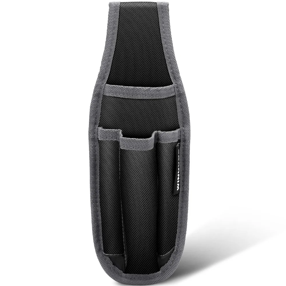 

WINHUNT Держатель молотка с ремнем, прочная сумка для инструментов со стальной петлей, регулируемый ремень 10,6x3,9 дюйма, 35–59 дюйма, черный