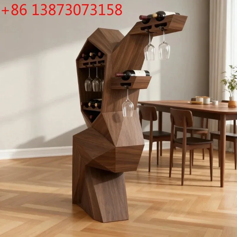 Wooden Luxury Display Cabinet Decoration Beauty Modern Storage Living Room Cabinets Bauhaus Wine Armario Multiuso Furniture Home
