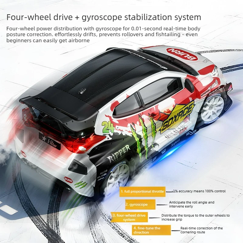 سيارة لعبة رائعة هدية ممتعة - - مراجعة Rc Drift Car 1 24 Scale 4Wd وسعره