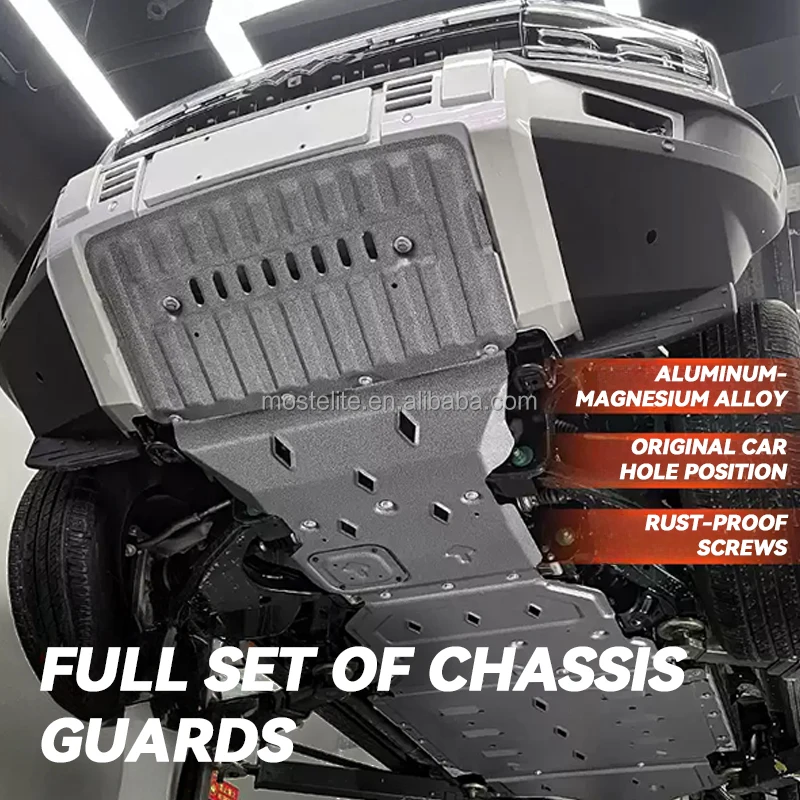 For Fang Cheng Bao 5/8mm Chassis Guard Bottom Protector Engine Protector Chassis for BYD Leopard 5 Accessories