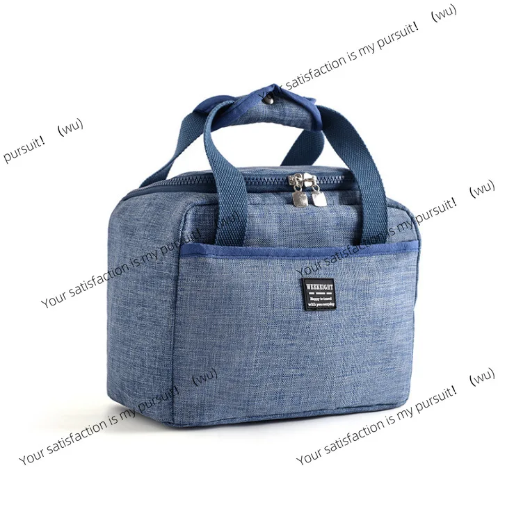 Thickened portable lunch box bag, thermal insulation bag, Oxford cloth bento bag, hand carrying aluminum foil, thickened meal