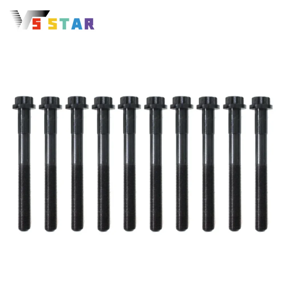 

HBK670 ES72182 220-1043 10pcs Cylinder Head Bolts For 1994-1997 Toyota Previa Supercharged 2.4L DOHC L4 16V 2TZFZE