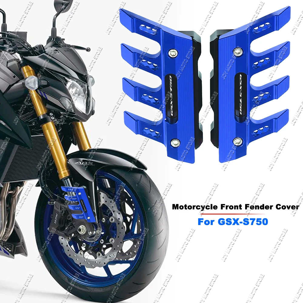 For GSX S750 Motorcycle Front Fender Cover Protector Front Shock Absorber Decorative Cover