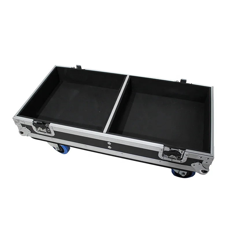 Flight Case de alto-falante ATA duplo universal cabe em dois dos melhores alto-falantes de 15 polegadas