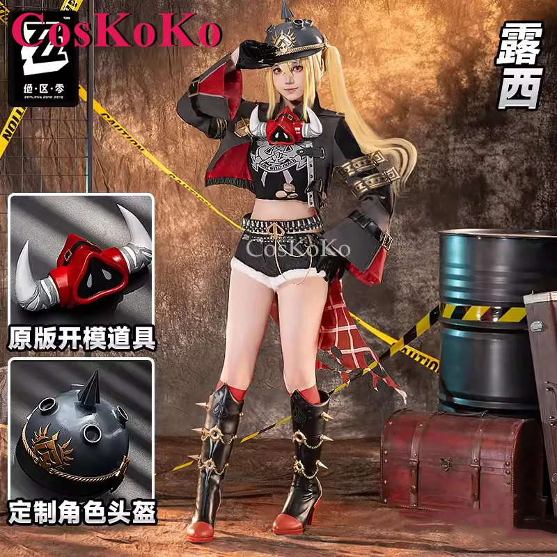 CosKoKo Lucy Cosplay Game Zenless Zone Zero Costume Fashion Sweet Combat Uniforms Set completo Halloween Party gioco di ruolo abbigliamento