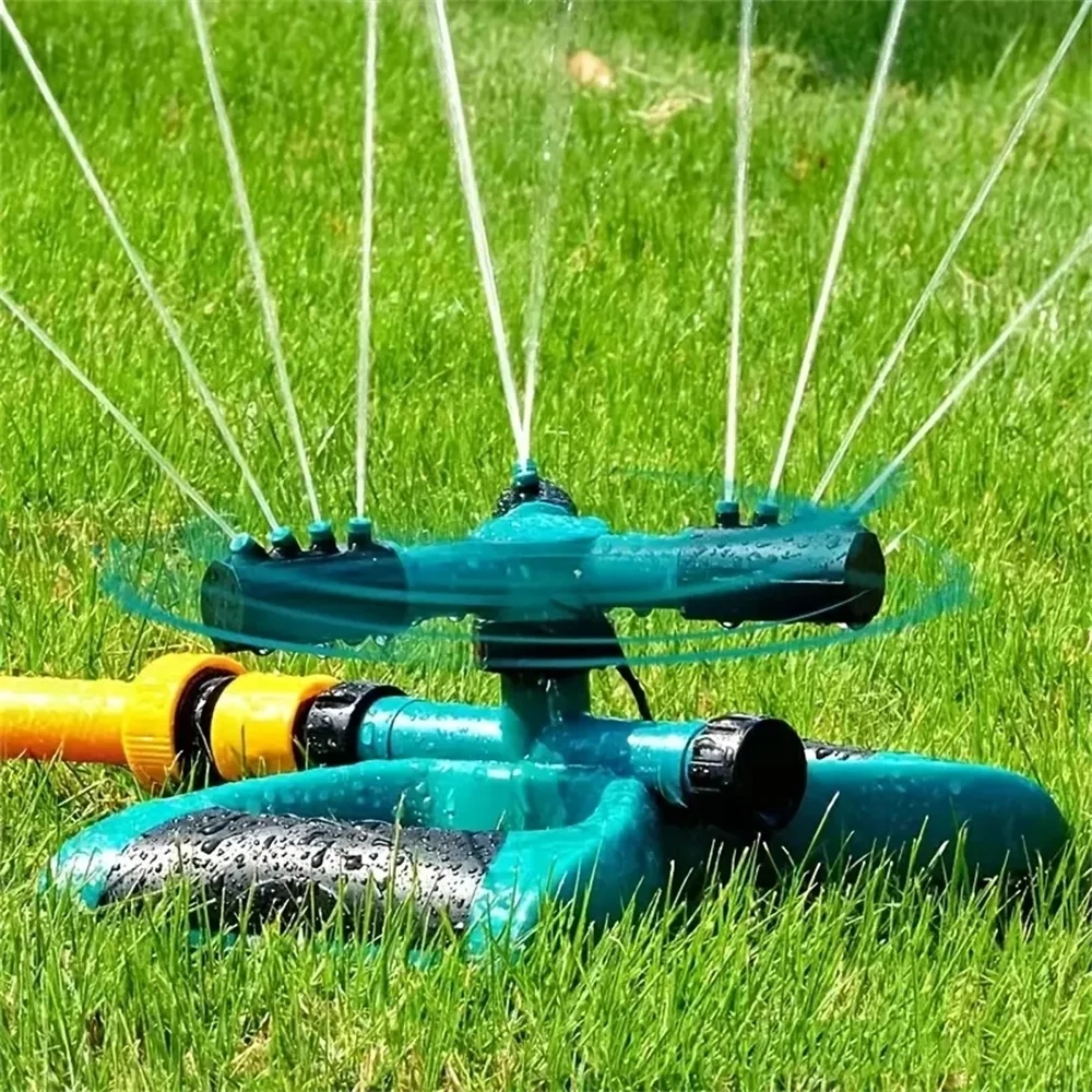 360 Degree Automatic Rotating Sprinkler Head For Nursery Irrigation, Rotating Three-way Sprinkler Series Sprinkler GOUN HOSE