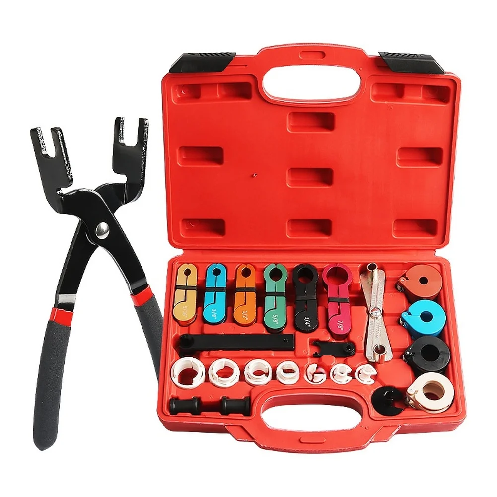 

Alloy 24pcs Fuel Line AC Line Removal Tools for Automotive Quick Disconnect Fittings on Air Conditioning Systems