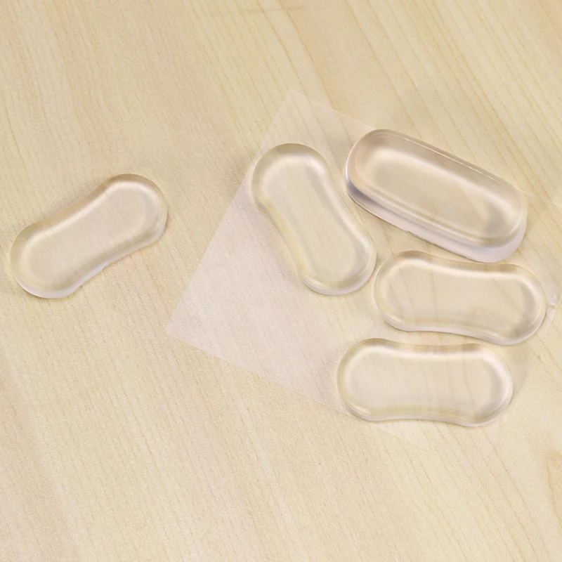 A93E-Toilet Seat Bumper Replacement Kit, Suitable For Bidet, Universal And Silent Anti-Collision Transparent Sticker