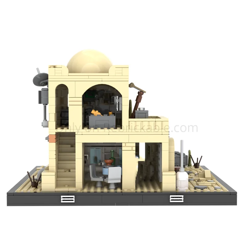 Moc قوالب بناء منزل أساسي في سلسلة الصحراء التكنولوجيا وحدات ستار فيلم كتل الهدايا اللعب لتقوم بها بنفسك مجموعات الجمعية #3