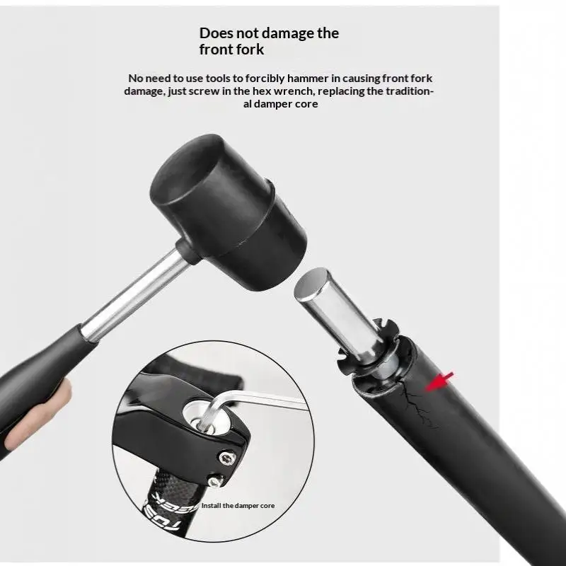 Gabelschaft-Expander 28,6mm 31,8mm Fahrrad-Steuersatz-Vorbau-Verlängerung Carbonfaser-Legierung Gabel-Expansions-Kompressionsstopfen – Detail 9
