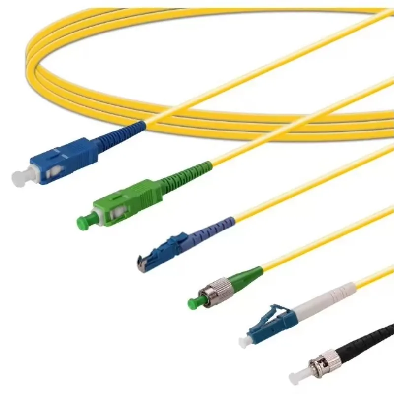 Simplex Single Mode SC/APC to SC/APC Fiber Patch Cord 3.0mm LSZH Optical Cable For ISP FTTH Network Construction