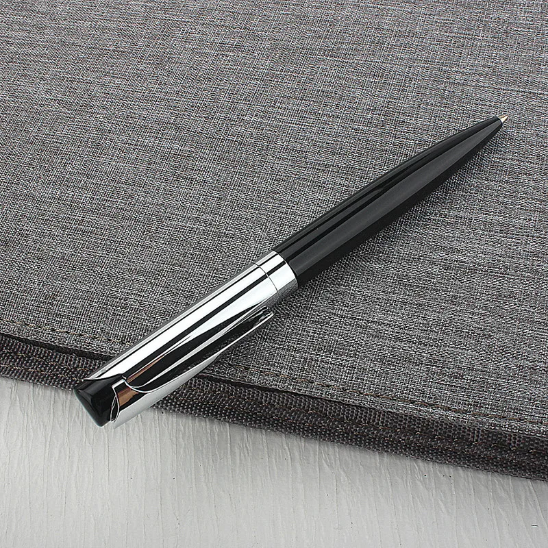 Stylo à bille en métal à encre noire et bleue, haute qualité, papeterie de bureau, fournitures scolaires, luxe, 981mm, nouveau, 0.7