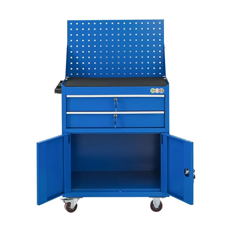 Hardware Heavy Tool Cabinet Auto Repair Tool Cart Cart Factory Workshop Mobile Multifunctional Repair Locker
