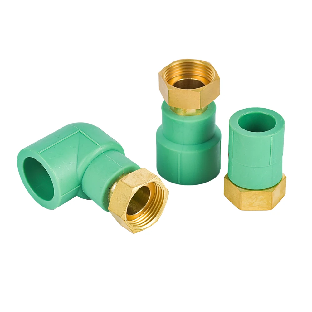 3/4 1 inch  Brass Female Live Connection 20 25 32mm Water Pipe Hot Melt PPR Accessories Pipe Fittings Connector
