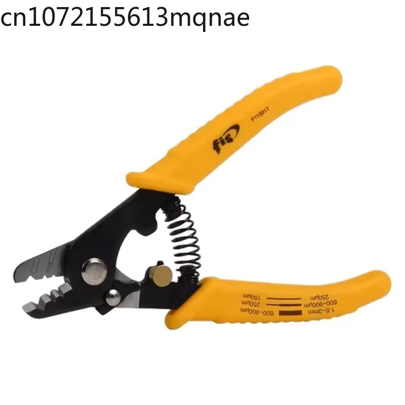 Three‑Hole Fiber Optic Cable Stripper Jacket Remover Stripping Pliers,2‑Year Warranty for 4G FTTX Telecom Network Deployment