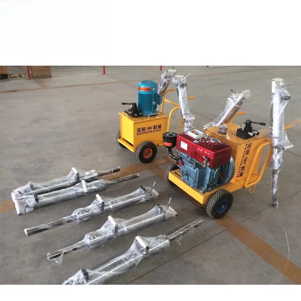 

Good Price Portable Rock Splitter Hydraulic Stone Splitting Machine
