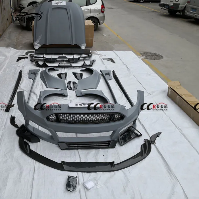 Parte di sintonizzazione automatica stile robot per Ford Mustang 2015-2017 Kit carrozzeria in fibra di carbonio/frp