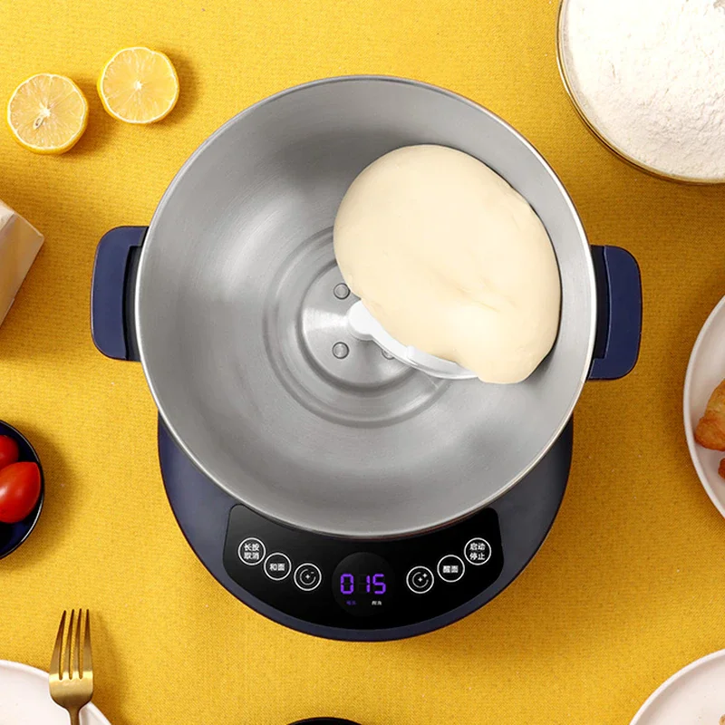 5/7L Electric Dough Maker Machine Flour Mixers Commercial for Home Ferment Bread Kneading Stirring Microcomputer Timing