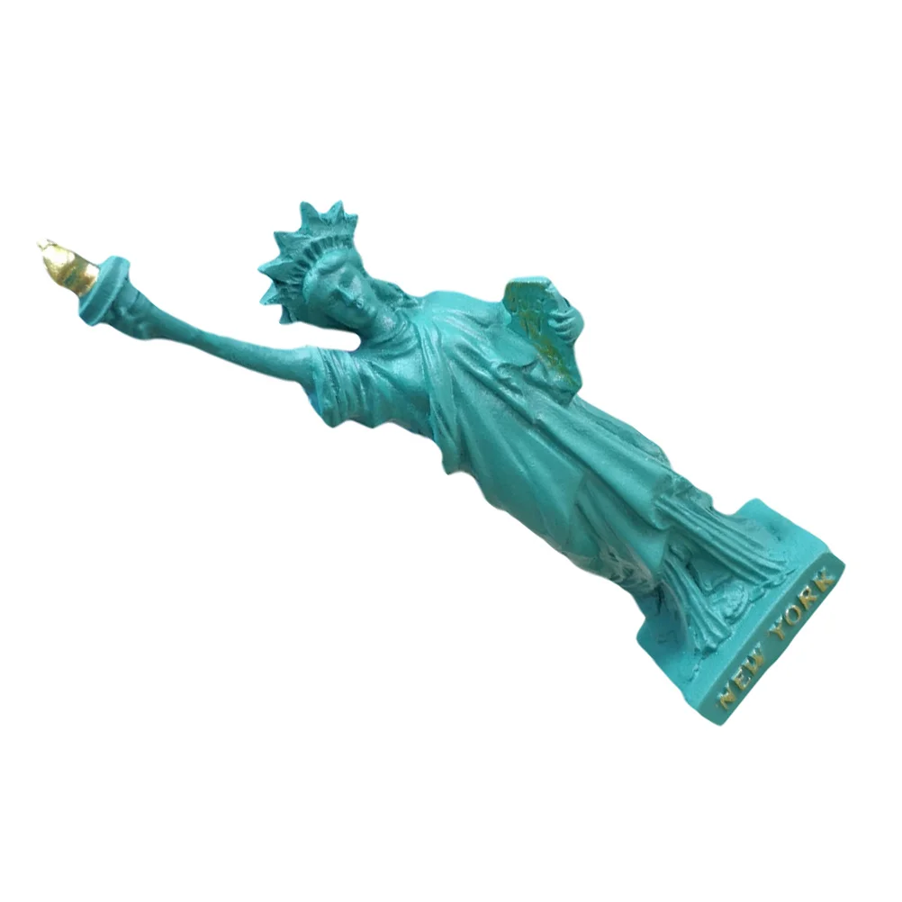 Statue of Liberty Ornament Model Resin Goddess Ornaments Sand Artware Lady Figurine Crafts Home Decorations