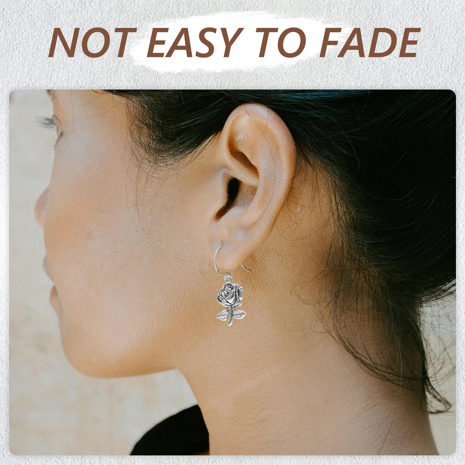 

20Pcs Handmade Vintage Rose Charms Elegant Alloy Pendants for Jewelry Making Bracelets Necklaces DIY Craft Supplies