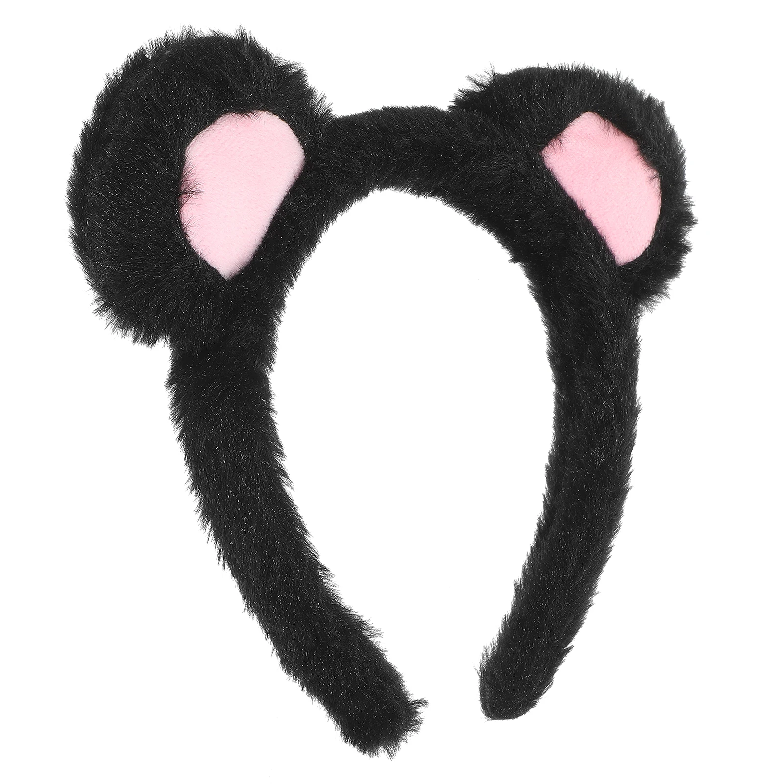 

Bear Ears Headb Rabbit Velvet White Small Bear Ears Accessories Women Adult Cosplay Party Role Play Hair Decor