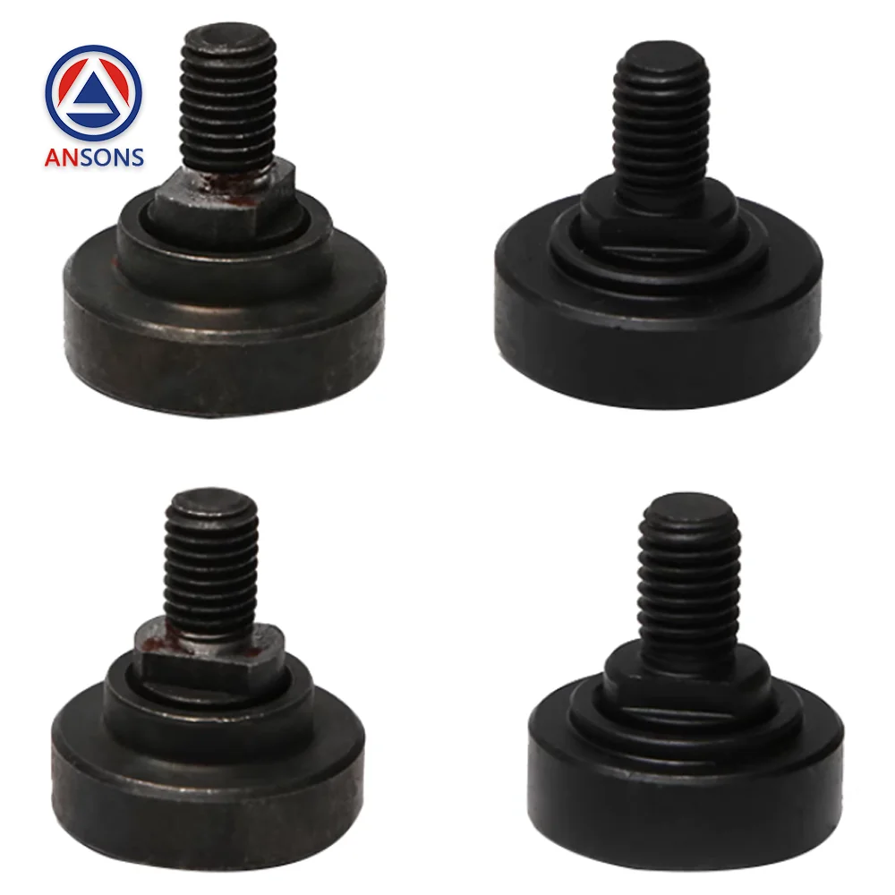 

30 33 mm Hitachi Elevator Door Roller Eccentric Roller Black Ansons Elevator Spare Parts