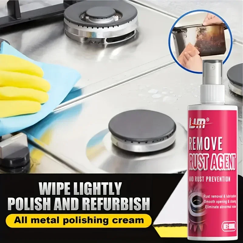 3.38oz LIM Remove Rust Agent Spray - مزيل صدأ سريع المفعول للسيارات والقوارب والمطابخ والحمامات - حماية متعددة الأسطح