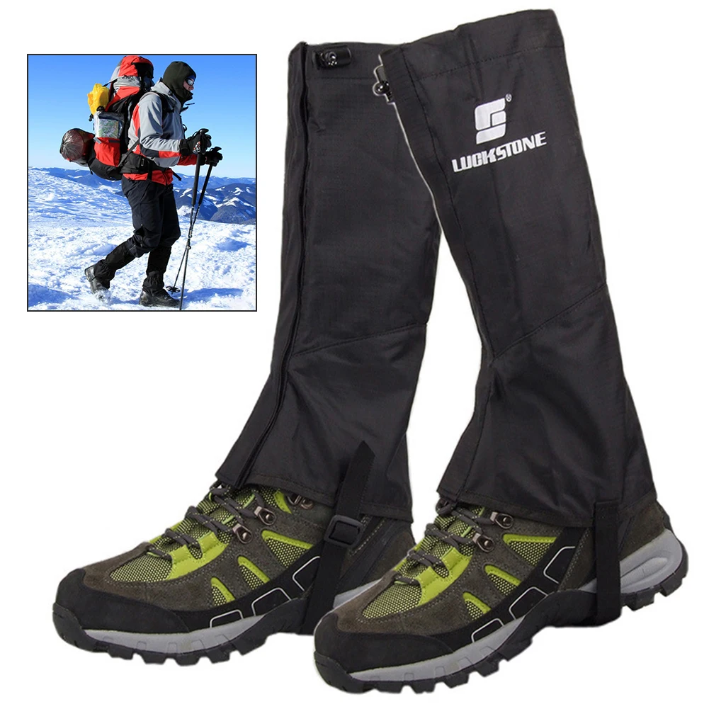 Leg Hiking Gaiters Waterproof Shoe Gaiters Lightweight Men Women Rain Boot Gators Breathable for Walking Mountain Snowshoeing