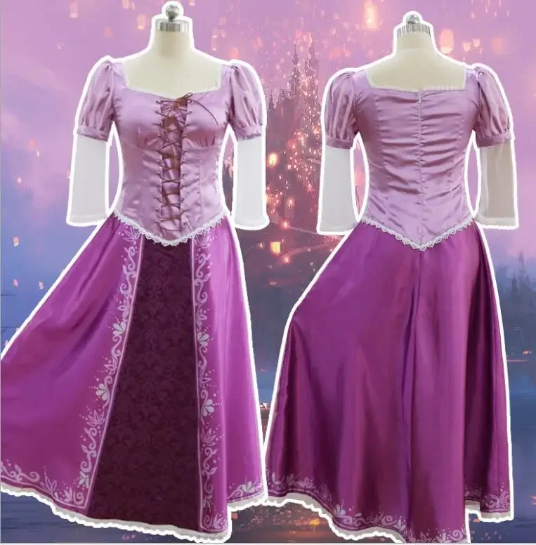 

Adult role play dresses purple dress Rapunzel costume Halloween costume women fancy dress