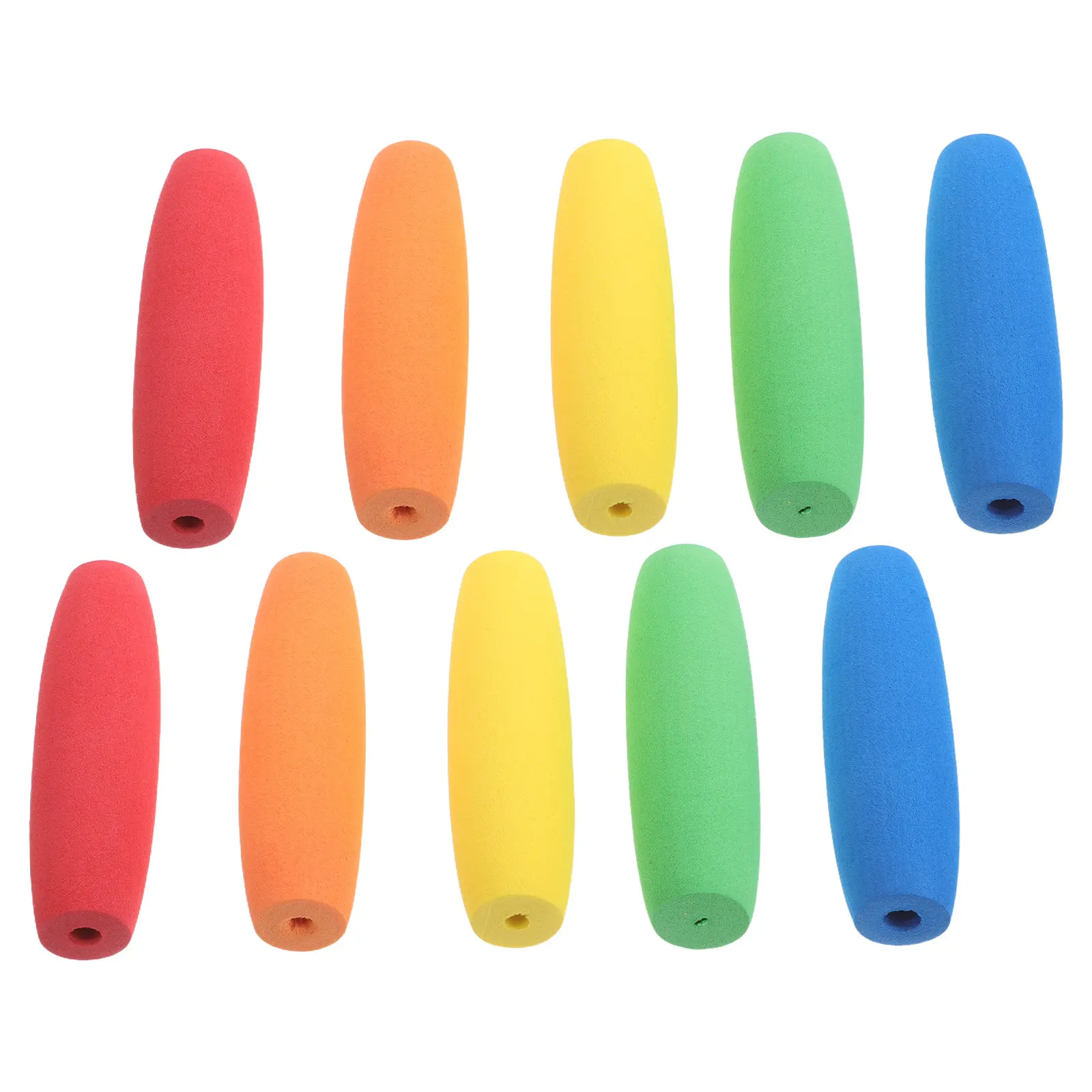 

10Pcs Colorful Eva Crochet Hook Sleeves Soft Grip Ergonomic Design Reduces Hand Fatigue Ideal for Crochet Hooks Fitness