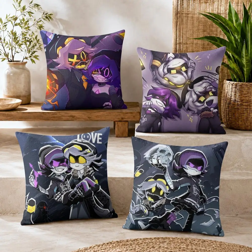 M-Murder D-Drones Cushion Cover Soft Short Plush Double-Sided Printing Home Decor Cozy Sofa Pillow Case Fine Gift