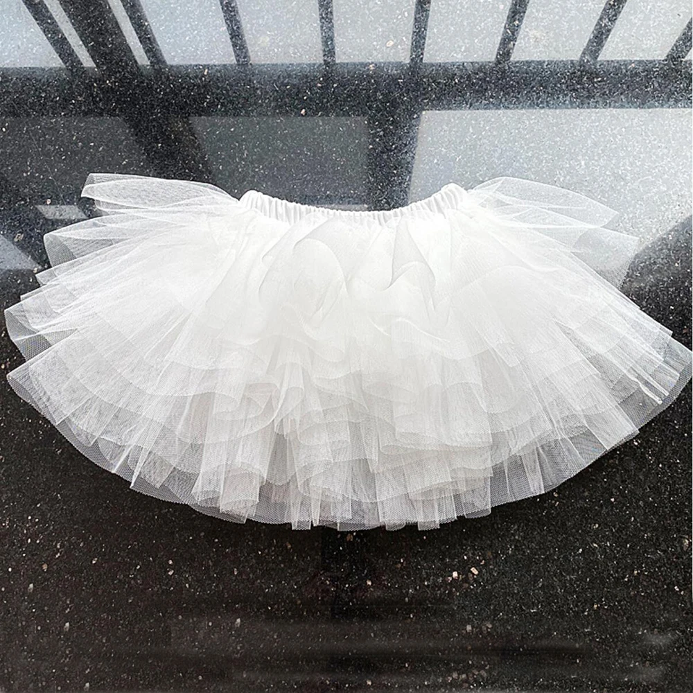 Baby Mädchen Tüllrock für Mädchen Tutu Prinzessin Ballkleid Pettiskirt Ballett Tanz Kinder Party/Geburtstag 6-lagiger Tüllrock 1-7 Jahre – Detail 21
