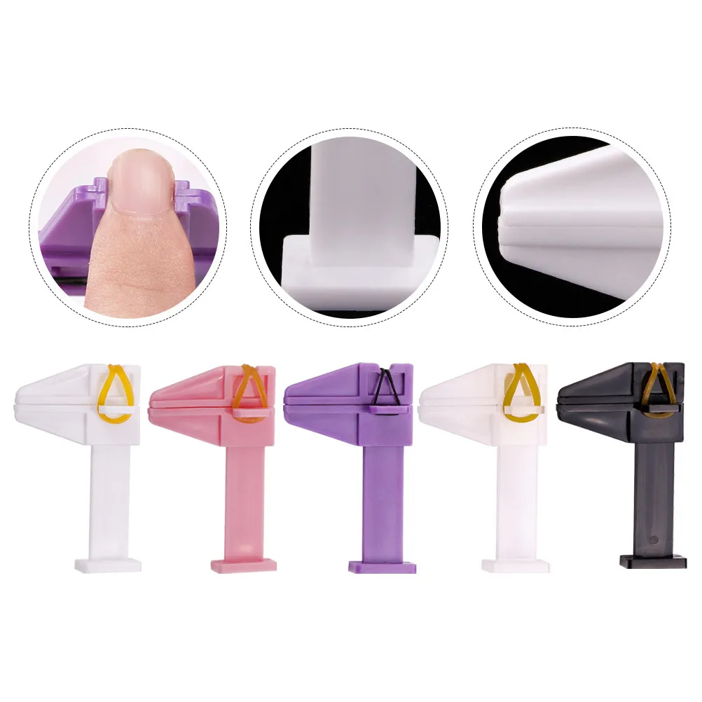 

5Pcs Professional Nail Positioning Tool Manicure Extension Clips for Gel Nails Shaping Polish Application Salon Home Use