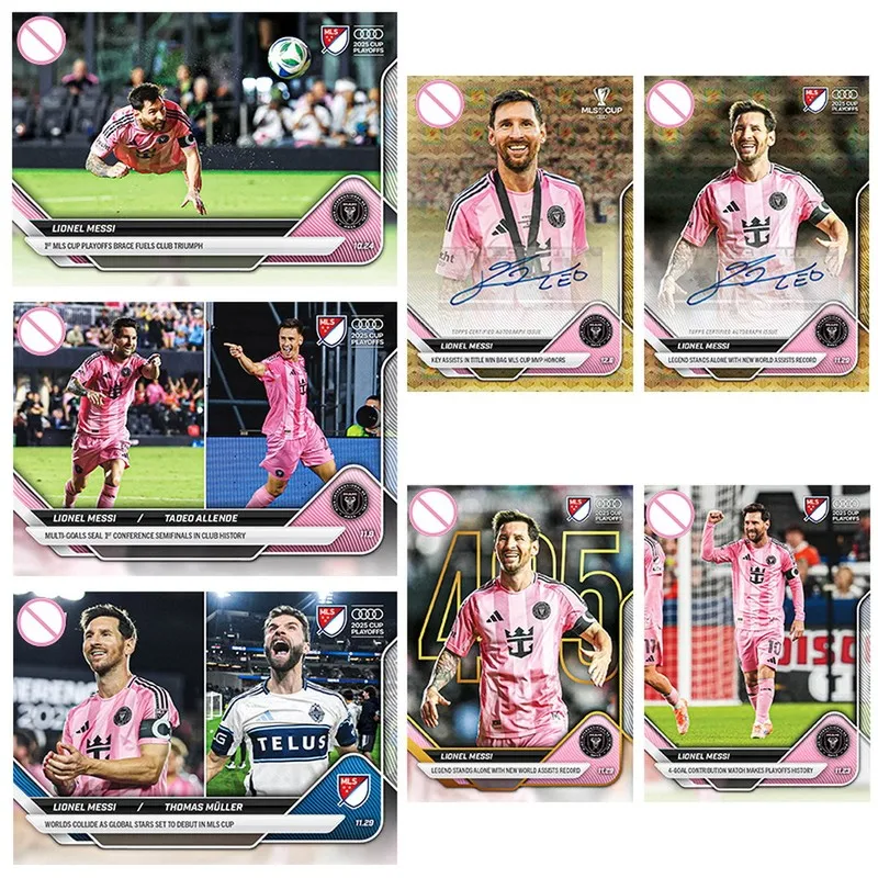 DIY PANINI Football star signature card LionelMessi Haaland Lamine Yamal Horizontal plate Character collection signature card