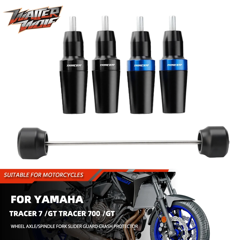 

For YAMAHA Tracer 700 7 GT 700GT 7GT Motorycle Frame Slider Wheel Axle Spindle Fork Slider Guard Crash Falling Protection 2024