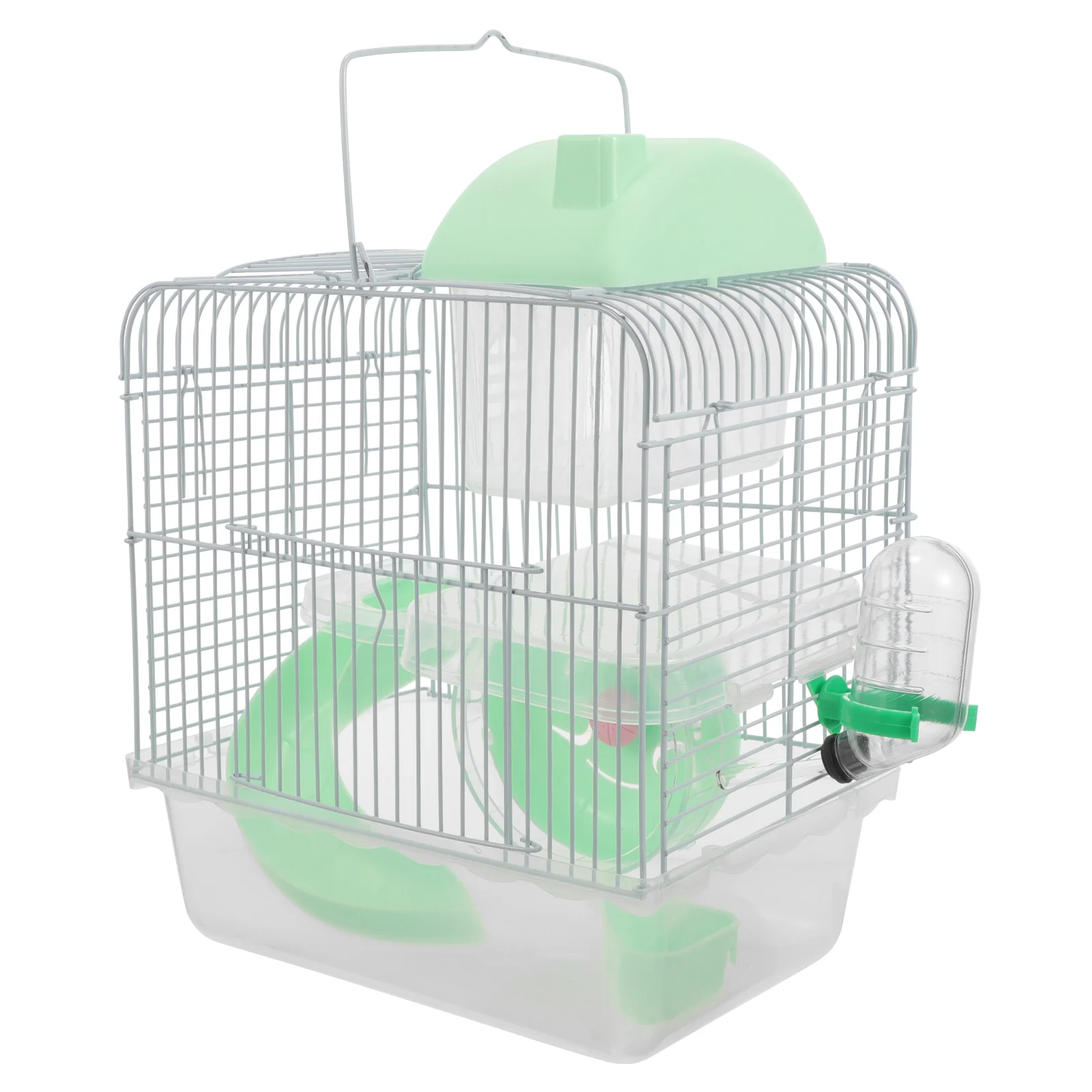 

Hamster Cage Pet Villa Small Rat Nest Chinchilla Castle Light Green Guinea Pig Dwarf