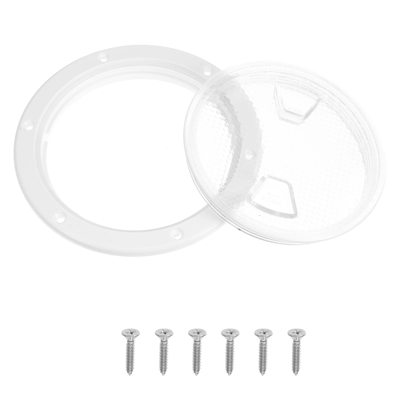 インチボートハッチデッキプレートノンスリップ検査カバー取り外し可能なプラスチックハッチ蓋ネジ密封ヨットrv船屋外用