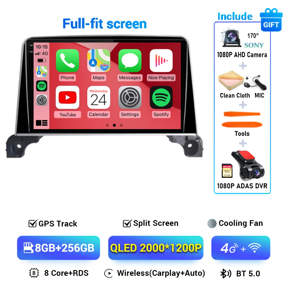 Android 15 Carplay Auto 360 Camera Voor Peugeot 5008 4008 3008 2017 2018 2019 2020 Autoradio Multimedia Speler navigatie Gps Dsp