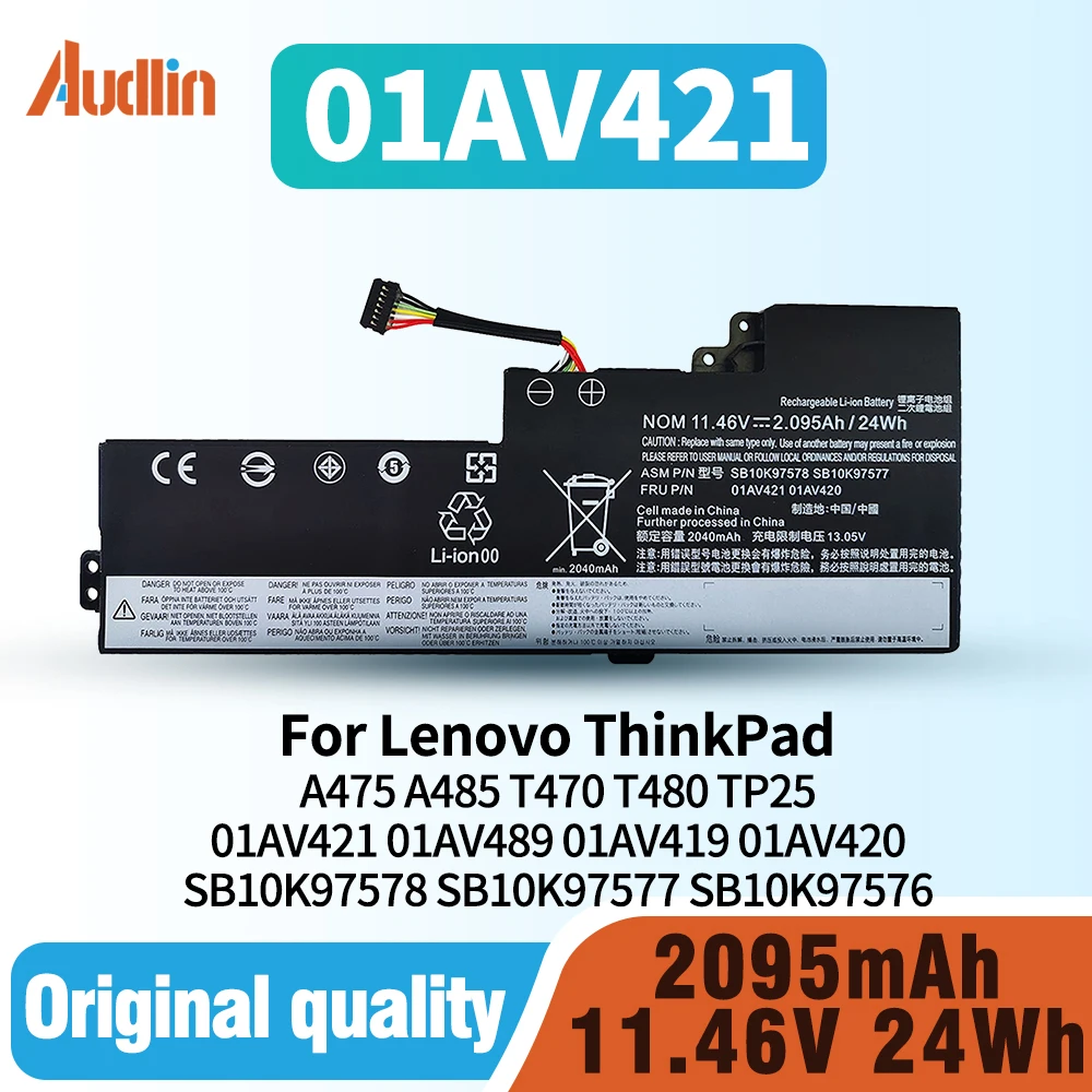 01AV421 01AV489 SB10K97578 ノートパソコンの内部バッテリー Lenovo ThinkPad A475 A485 T470 T480 TP25 シリーズノートブック 01AV419 01AV420