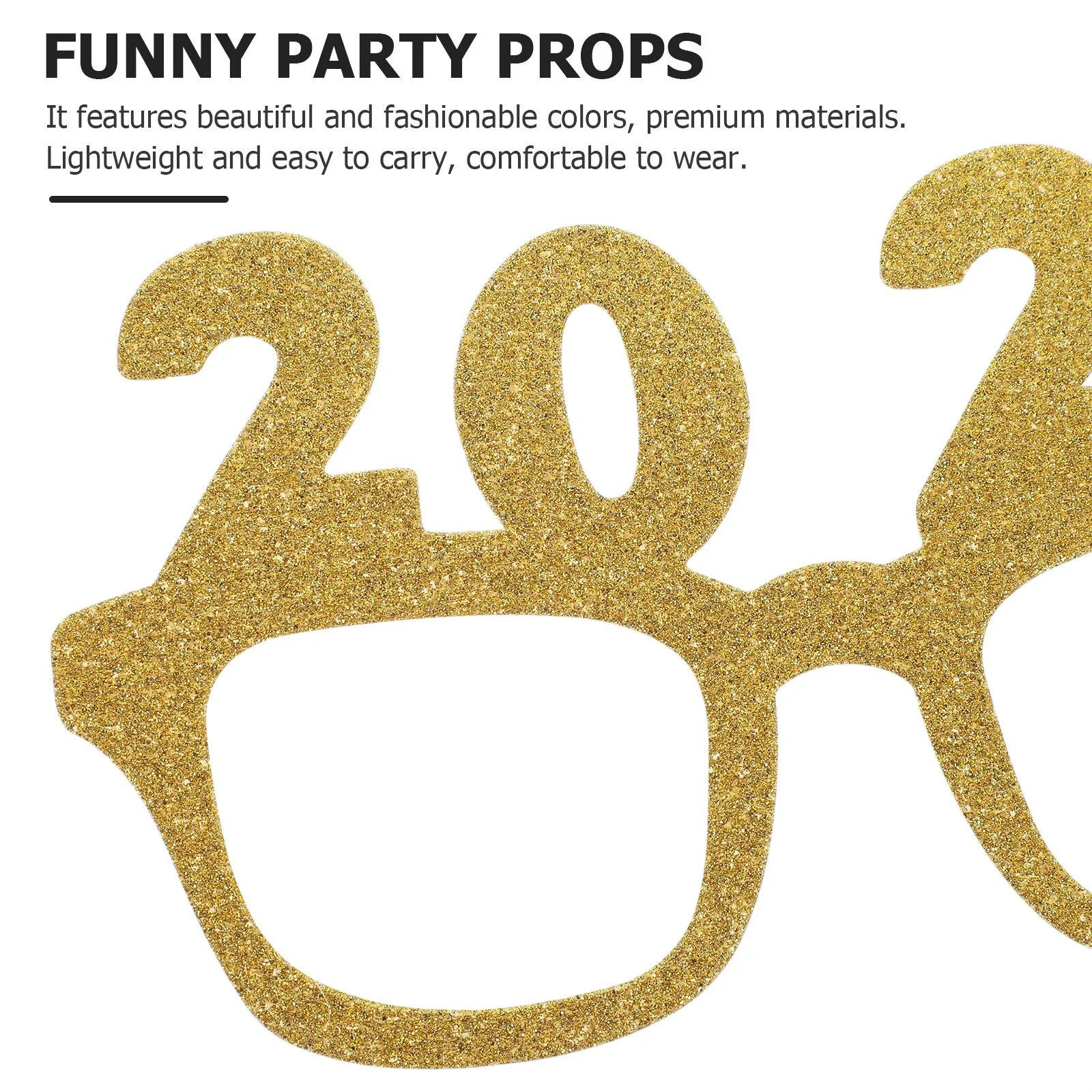 

1 set 1 Set 2023 New Year Photo Props Hat Design Party Selfie Fun Hand Hold Booth Decorative Props Party Supplies