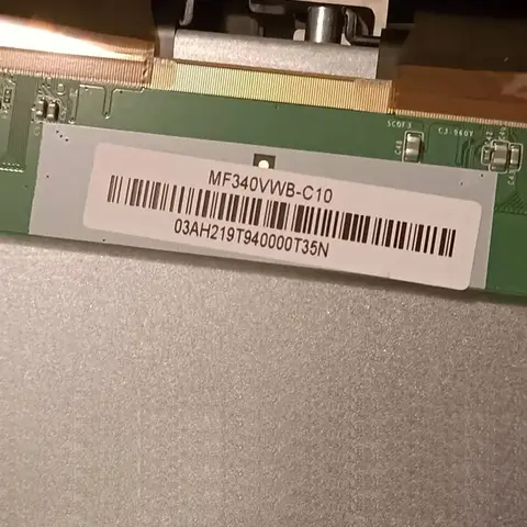 34''LCD GLASS MF340VWB-C10 MF340VWB-C10U0/3.8% For BHR5133GL34 Inch monitor