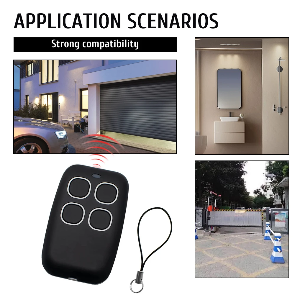 Garage Door Remote Control Duplicator 280-868MHZ Multi-Frequency Code Grabber Clone Gate Keyfob Command Hand Transmitter