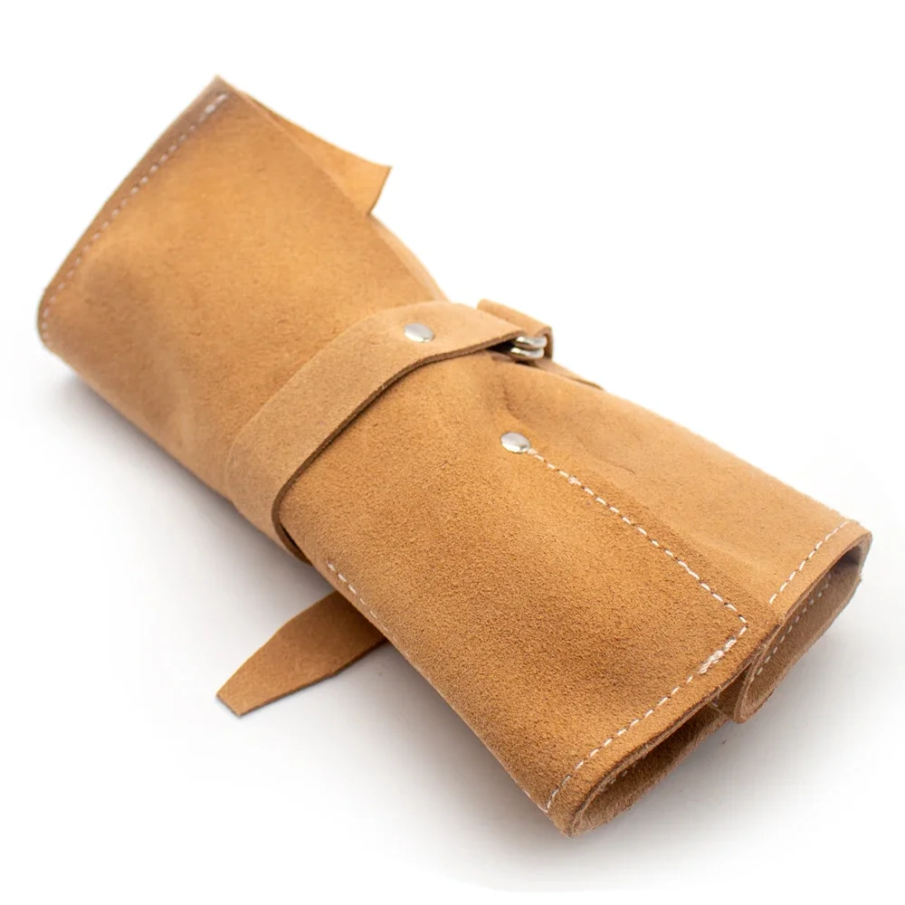 Japanese Ikebana Flower Arrangement Tools Set Real cowhide Bag Flower Art Tool Kit Y