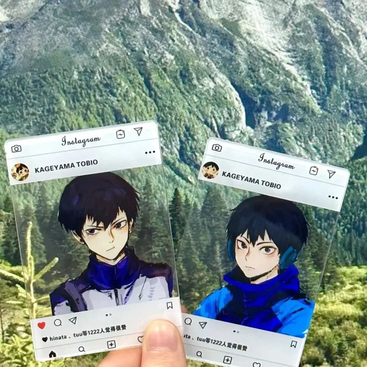 

Anime Haikyuu!! Tobio Kageyama Cosplay Decorate Photo Card Acrylic Butamine Creativity Photograph Birthday Graduation Xmas Gift