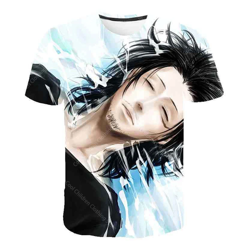 My Hero Academia Summer Boys Girls  Short Sleeve Clothing for Tee Cute casual fashion Parent Child Clothing Short Sleeve T-shirt