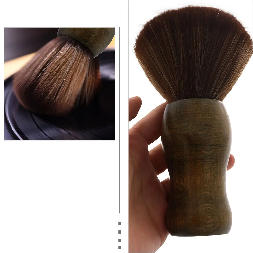 

Wooden Handle Wool Cleaning Brush for Vinyl Record Dust Remover Safe Durable Anti Tool Record Cleaner